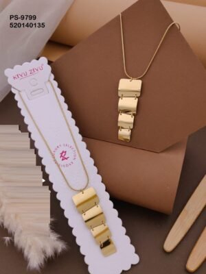PS-9799 Anti-Tarnish Stainless Steel Stylist  Necklace