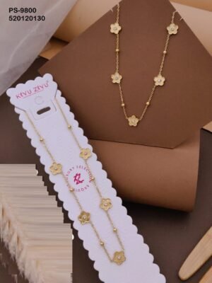 PS-9800 Anti-Tarnish Stainless Steel Stylist  Necklace