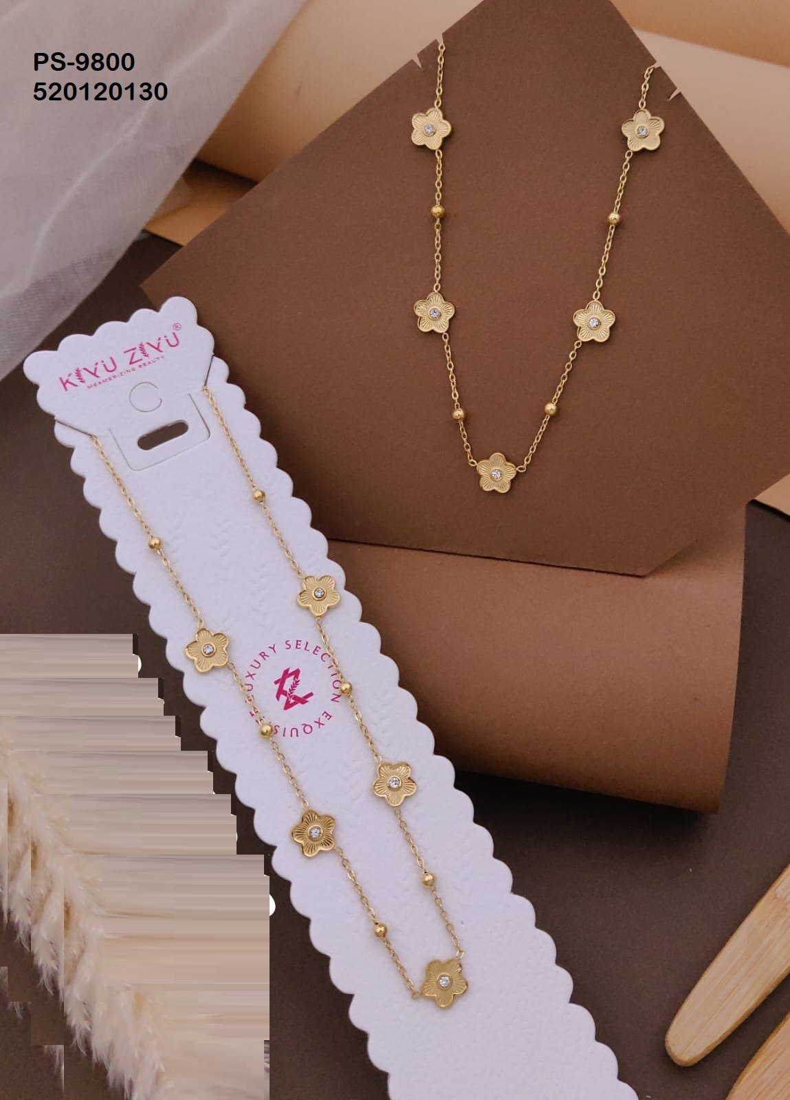 PS-9800 Anti-Tarnish Stainless Steel Stylist Necklace