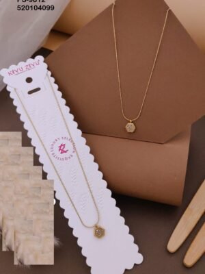 PS-9812 Anti-Tarnish Stainless Steel Minimal Necklace  Under 99