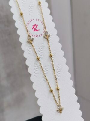 PS-T4 Anti-Tarnish Stainless Steel Tulip Necklace