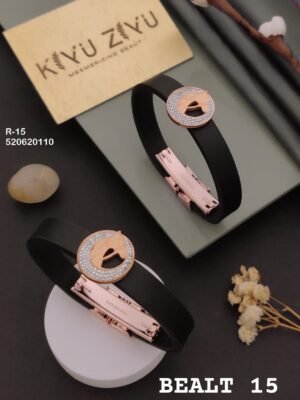 R-15 Anti-Tarnish Rose Gold Plated Men's Rakhi