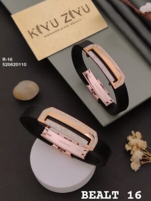 R-16 Anti-Tarnish Rose Gold Plated Men's Rakhi