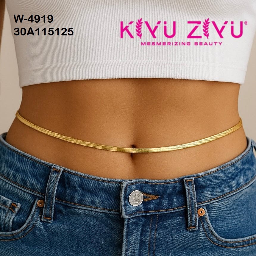 W-4919 Anti-Tarnish Stainless Steel Waist Chain
