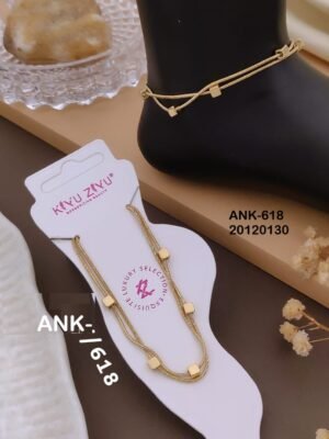 ANK-618 Anti-Tarnish Stainless Steel Singel Piece  Anklets