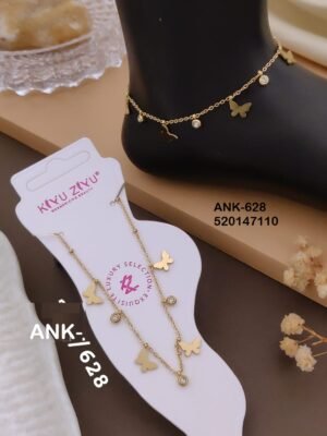 ANK-628 Anti-Tarnish Stainless Steel Singel Piece  Anklets