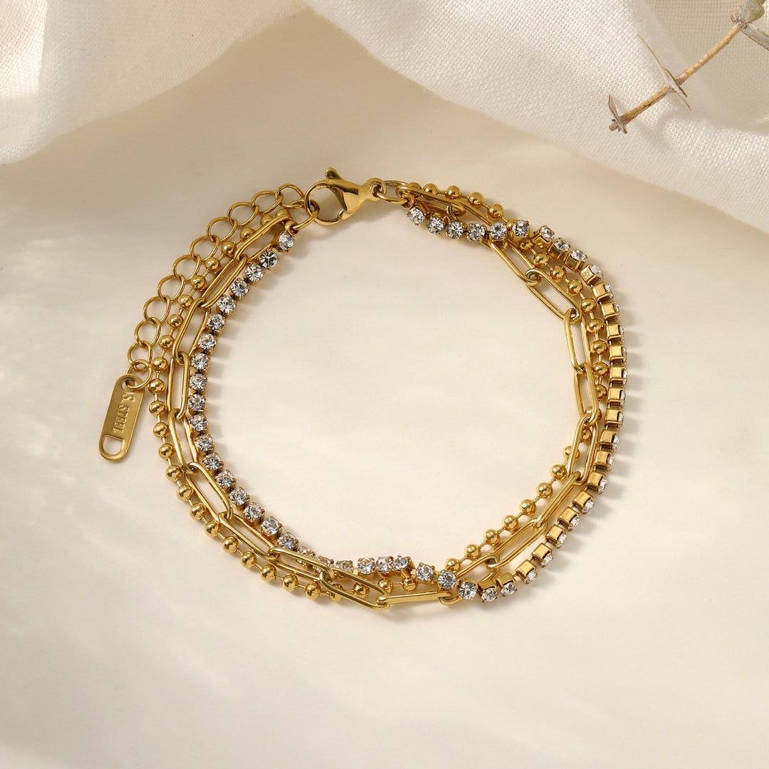 BR-5469 Anti-Tarnish Stainless Steel Chain Bracelets