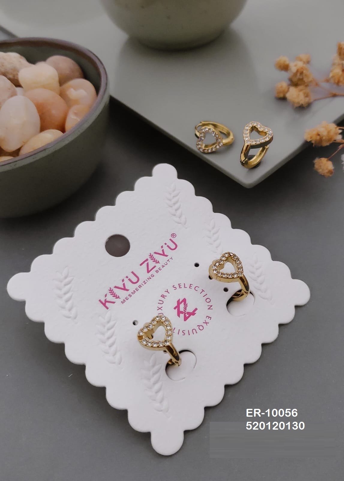 ER-10056 Anti-Tarnish Stainless Steel Earrings