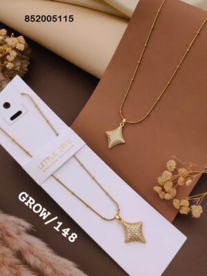 GROW-148 Anti Tarnish impoted Necklace By  Little Ziyu