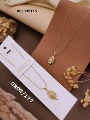 GROW-177 Anti Tarnish impoted Necklace By  Little Ziyu
