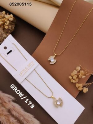GROW-178 Anti Tarnish impoted Necklace By  Little Ziyu