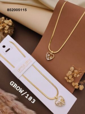 GROW-183 Anti Tarnish impoted Necklace By  Little Ziyu