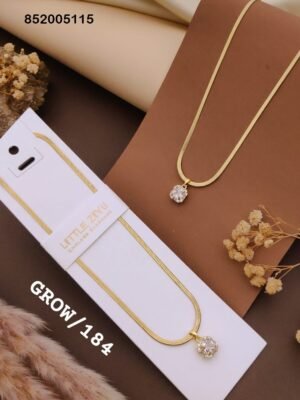 GROW-184 Anti Tarnish impoted Necklace By  Little Ziyu