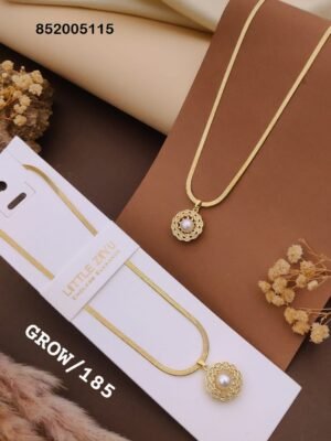 GROW-185 Anti Tarnish impoted Necklace By  Little Ziyu