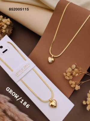 GROW-186 Anti Tarnish impoted Necklace By  Little Ziyu