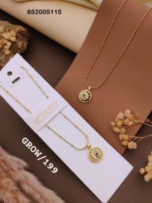GROW-199 Anti Tarnish impoted Necklace By  Little Ziyu