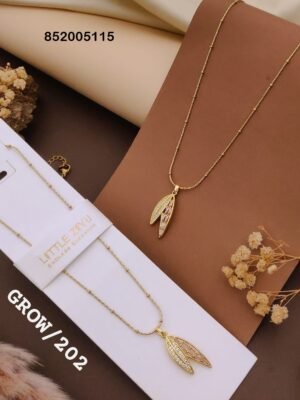GROW-202 Anti Tarnish impoted Necklace By  Little Ziyu