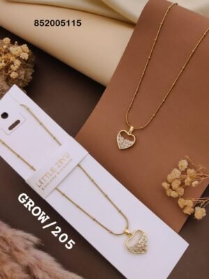 GROW-205 Anti Tarnish impoted Necklace By  Little Ziyu