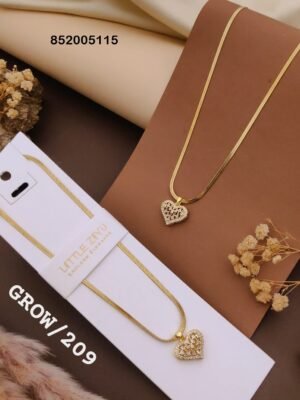 GROW-209 Anti Tarnish impoted Necklace By  Little Ziyu