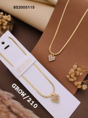 GROW-210 Anti Tarnish impoted Necklace By  Little Ziyu