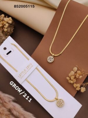 GROW-211 Anti Tarnish impoted Necklace By  Little Ziyu