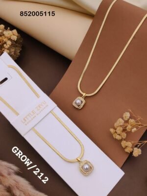 GROW-212 Anti Tarnish impoted Necklace By  Little Ziyu