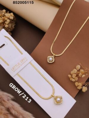GROW-213 Anti Tarnish impoted Necklace By  Little Ziyu