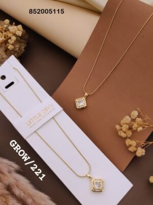 GROW-221 Anti Tarnish impoted Necklace By  Little Ziyu