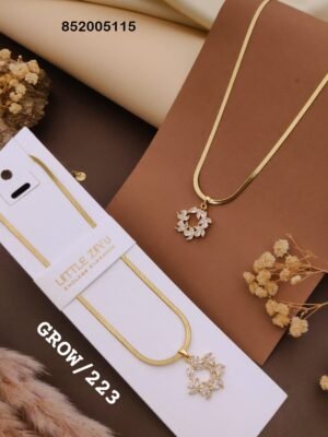 GROW-223 Anti Tarnish impoted Necklace By  Little Ziyu