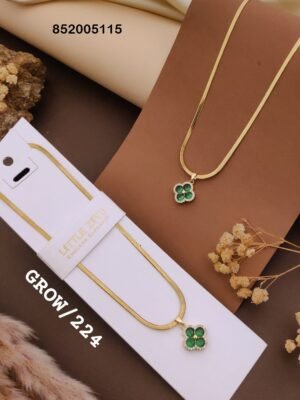 GROW-224 Anti Tarnish impoted Necklace By  Little Ziyu