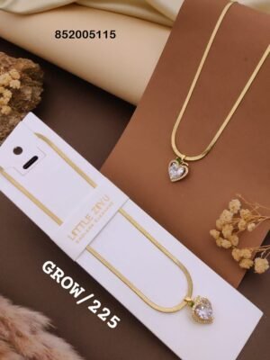 GROW-225 Anti Tarnish impoted Necklace By  Little Ziyu