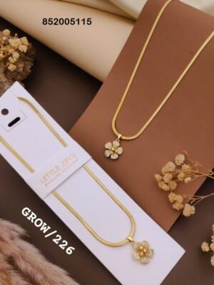 GROW-226 Anti Tarnish impoted Necklace By  Little Ziyu