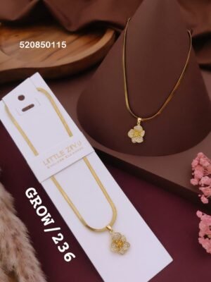 GROW-236 Anti Tarnish impoted Necklace By  Little Ziyu