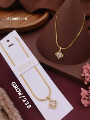 GROW-238 Anti Tarnish impoted Necklace By  Little Ziyu