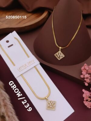 GROW-239 Anti Tarnish impoted Necklace By  Little Ziyu