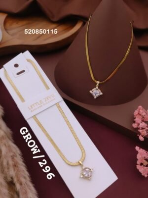 GROW-296 Anti Tarnish impoted Necklace By  Little Ziyu