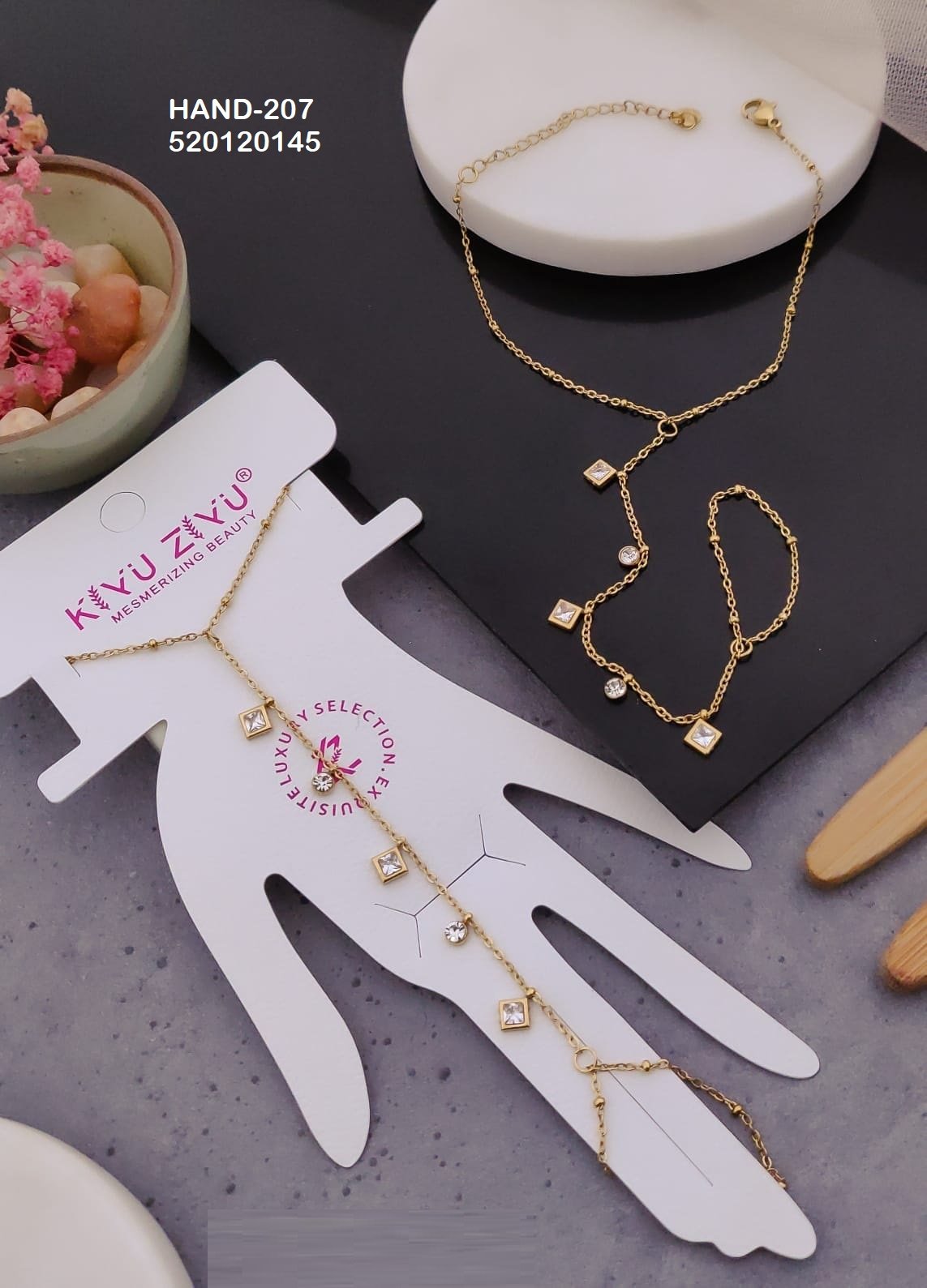 HAND-207 Anti-Tarnish Stainless Steel Hand Chain
