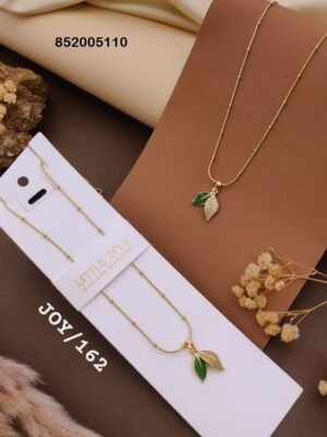 JOY-162 Anti Tarnish impoted Necklace By  Little Ziyu