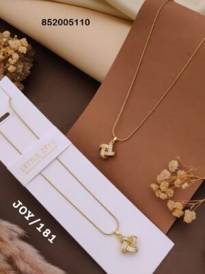 JOY-181 Anti Tarnish impoted Necklace By  Little Ziyu