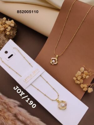 JOY-190 Anti Tarnish impoted Necklace By  Little Ziyu