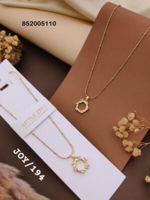 JOY-194 Anti Tarnish impoted Necklace By  Little Ziyu
