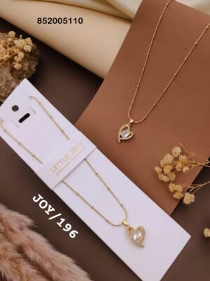 JOY-196 Anti Tarnish impoted Necklace By  Little Ziyu