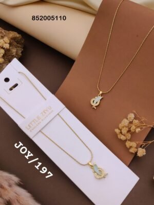 JOY-197 Anti Tarnish impoted Necklace By  Little Ziyu