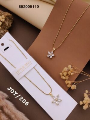 JOY-206 Anti Tarnish impoted Necklace By  Little Ziyu