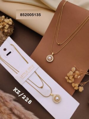 KZ-228 Anti Tarnish impoted Necklace By  Little Ziyu
