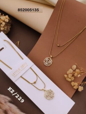 KZ-229 Anti Tarnish impoted Necklace By  Little Ziyu