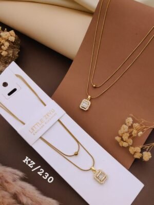 KZ-230 Anti Tarnish impoted Necklace By  Little Ziyu
