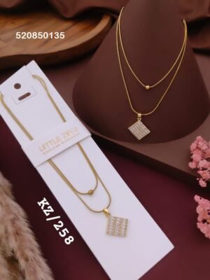 KZ-258 Anti Tarnish impoted Necklace By  Little Ziyu