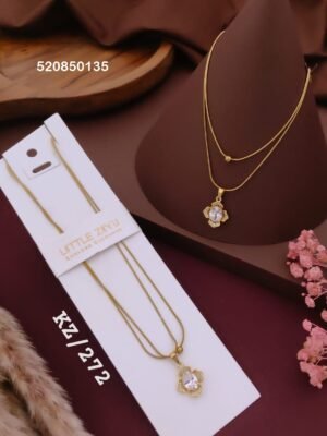 KZ-272 Anti Tarnish impoted Necklace By  Little Ziyu