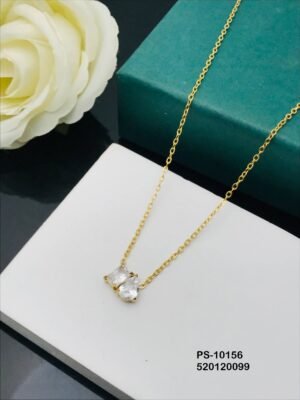PS-10156 Anti-Tarnish Stainless Steel Minimal Necklace  Under 99